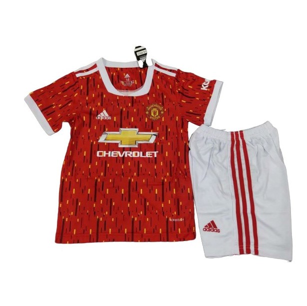 Camiseta Manchester United Primera Niños 2020-21 Rojo